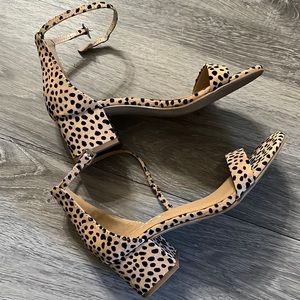 Never used. Leopard high heels